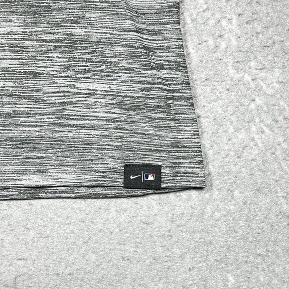 Nike Washington Nationals Dri Fit Shirt Mens Medium Gray Heather Short Sleeve - Picture 6 of 13